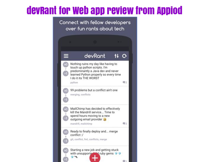 devRant for Web