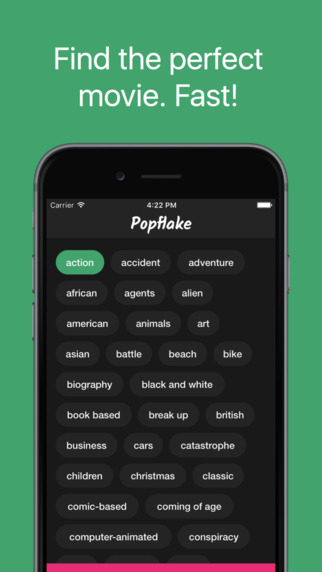 Popflake for iPhone