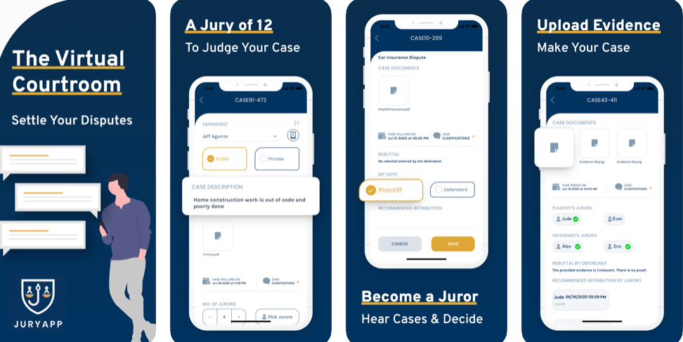 Jury is the virtual courtroom that’ll help settle disputes.