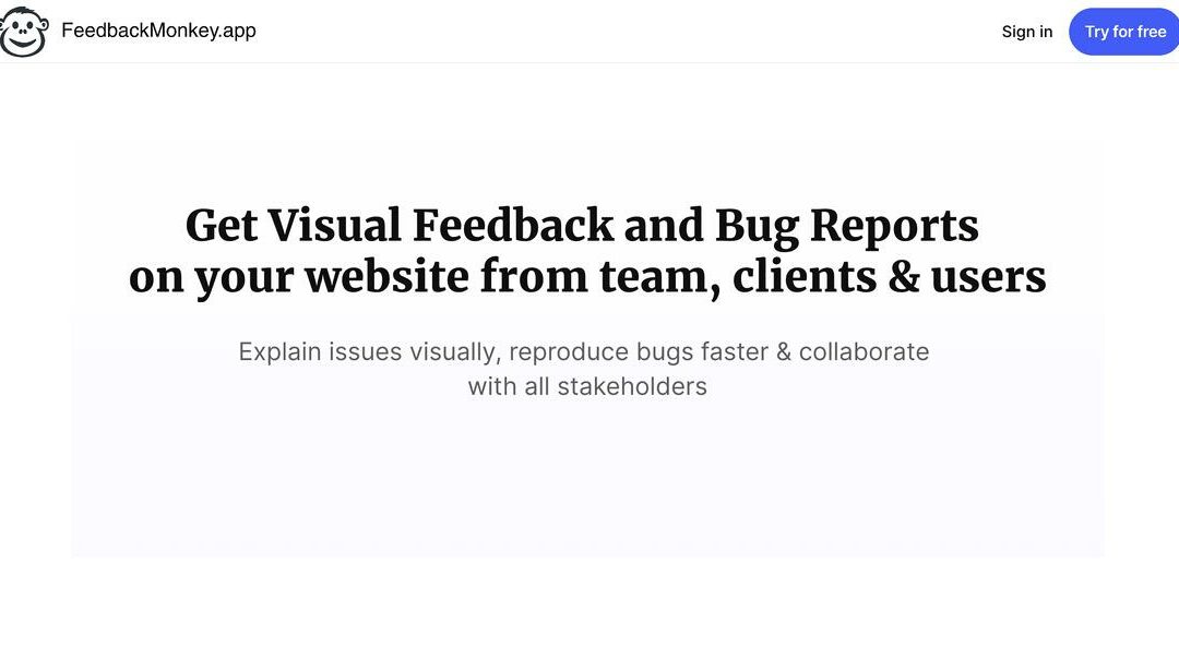 How Feedback Monkey Transforms Bug Reporting into an Art