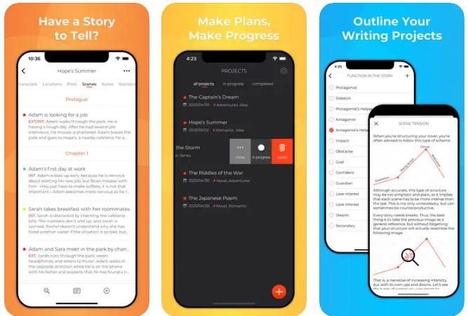 Story Planner for Writers