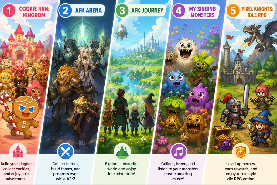 Top 5 Idle RPG Games You Can Recommend to Kids