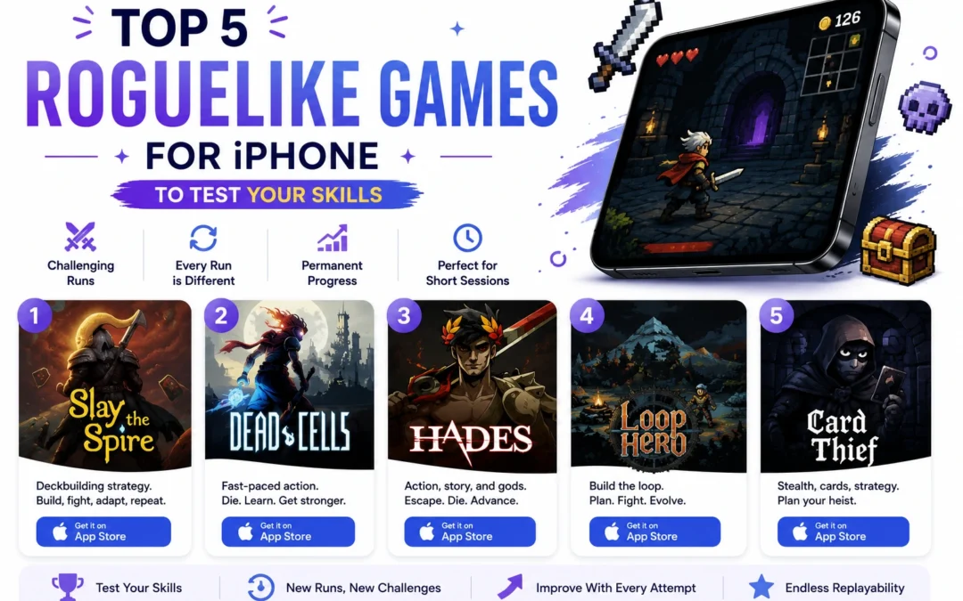 Top 5 Roguelike Games for iPhone to Test Your Skills