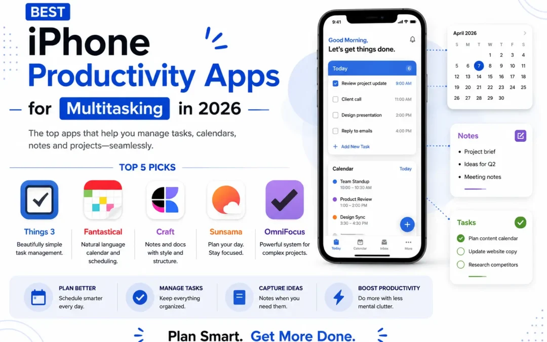 Best iPhone Productivity Apps for Multitasking 2026