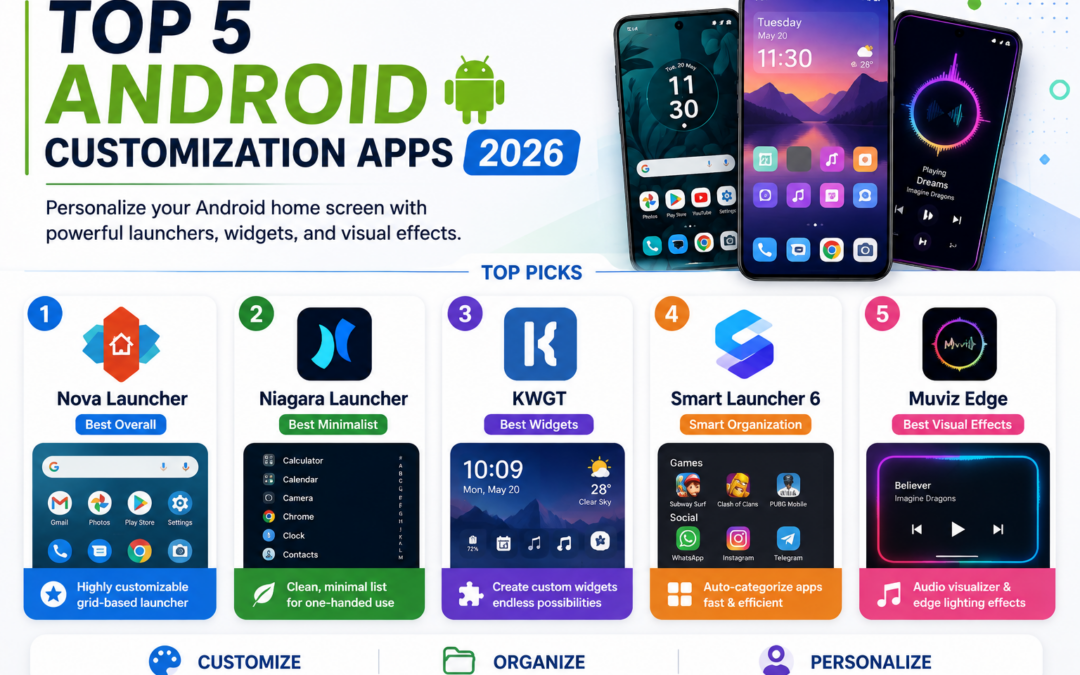 Top 5 Android Apps for Home Screen Customization in 2026