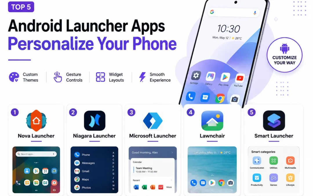 Top 5 Android Launcher Apps to Personalize Your Phone in 2026