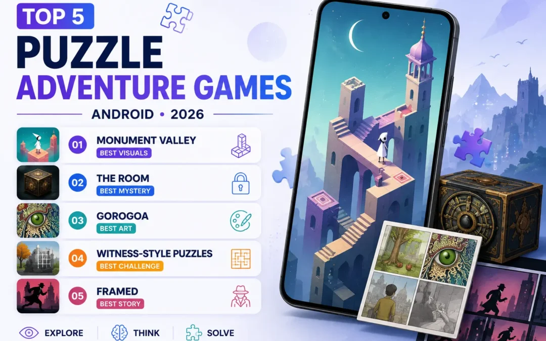 Top 5 Puzzle Adventure Games for Android to Challenge Your Mind