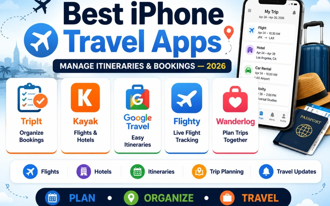 Best iPhone Apps for Managing Travel Itineraries and Bookings
