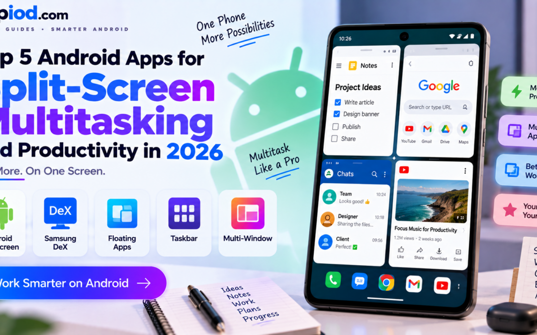 Top 5 Android Apps for Split-Screen Multitasking and Productivity in 2026