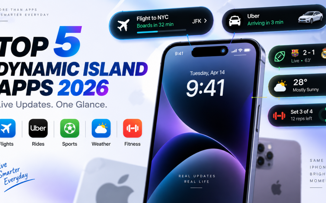 Top 5 iPhone Apps That Make the Most of Live Activities and Dynamic Island in 2026