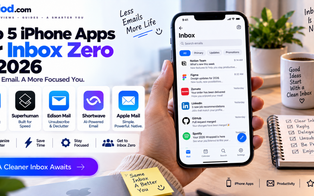 Top 5 iPhone Apps for Managing an Inbox Zero Email Workflow in 2026