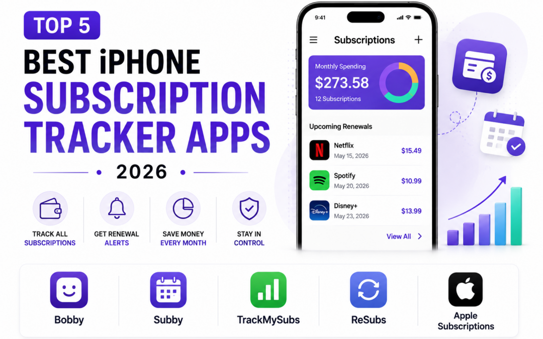 Top 5 iPhone Apps for Managing Subscriptions and Recurring Bills in 2026