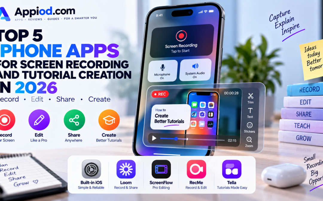 Top 5 iPhone Apps for Screen Recording and Tutorial Creation in 2026