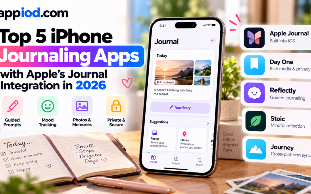 Top 5 iPhone Apps for Journaling with Apple’s Journal Integration in 2026