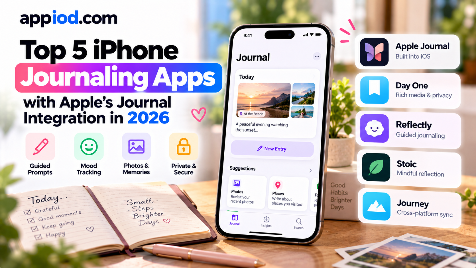 Top 5 iPhone Journaling Apps